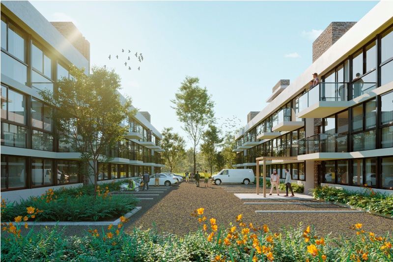 Apartamentos de dos dormitorios en edificio Los Dólmenes